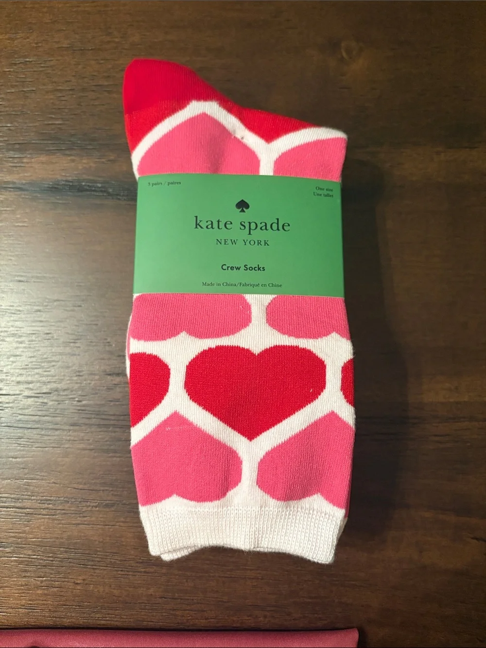 Shiny Pink Active Set - Sports Bra, Leggings and Heart Socks - Picture 6 of 6